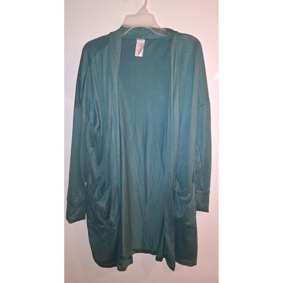 Members Mark Green Long Sleeve Cardigan Sz XL - Picture 1 of 2
